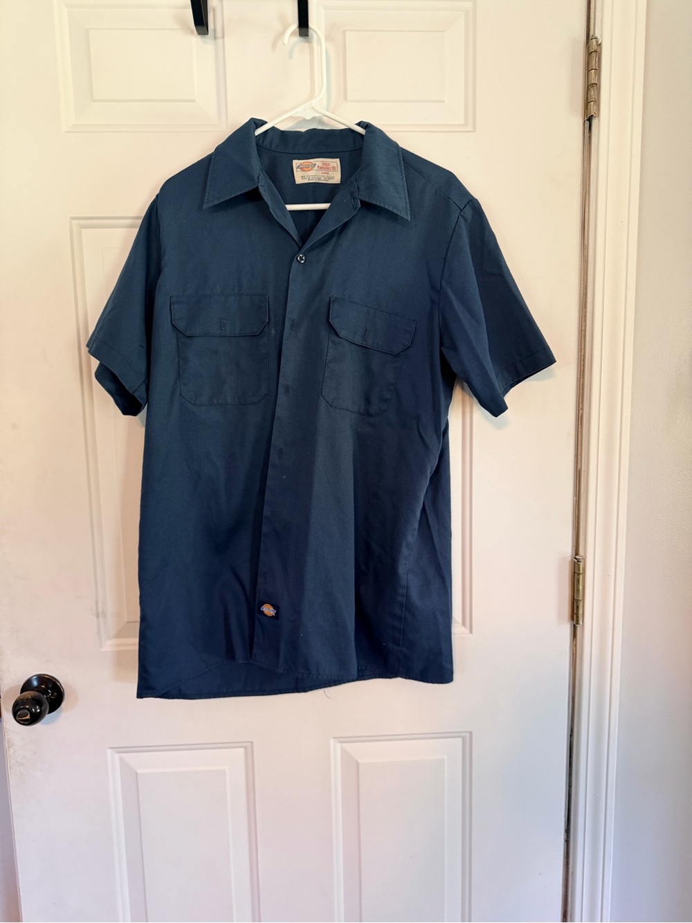Dickies Men's Short Sleeve Work Shirt - Navy 6